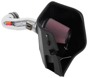 Chevrolet Silverado 1500 Performance Air Intake - K&N Engineering - Cold Air, K&N High-Flow - 2019